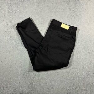 MNML BLACK DENIM BIKER JEANS MEN’S SIZE  36x30 #1441